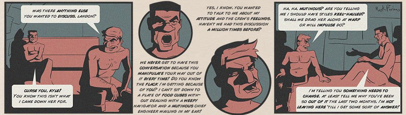 Illustration for article titled Star Trek Web Comic Boldly Goes Where Trek Traditionally Hasn't